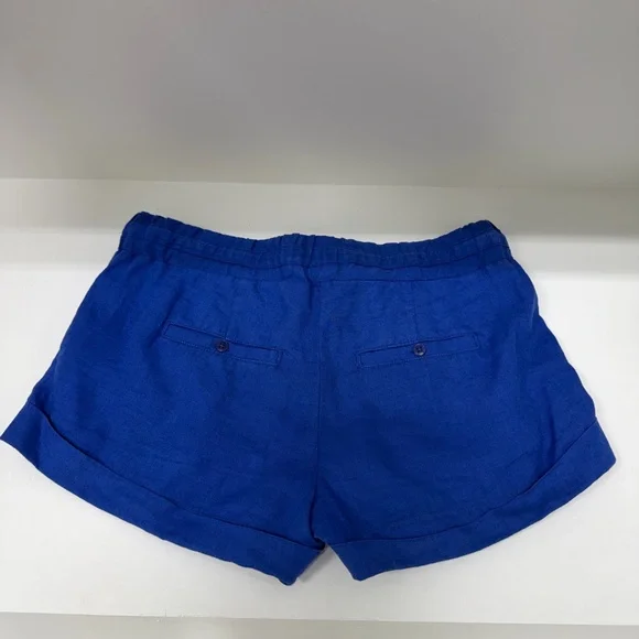 Guess Royal Blue Linen Shorts | Drawstring Waist | Size S | Like New - Picture 5 of 8
